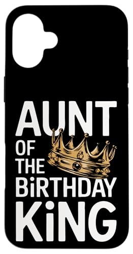 Tante Tante des Geburtstagskönigs Hülle für iPhone 16 Plus von Aunt Family Apparel