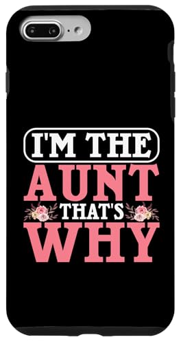 Ich bin die Tante Deshalb Tante Hülle für iPhone 7 Plus/8 Plus Ich bin die Tante Deshalb Tante Hülle für iPhone 7 Plus/8 Plus von Aunt Gifts