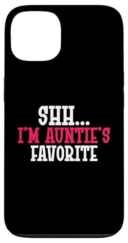Psst... Ich bin Tantes Lieblingstante Hülle für iPhone 13 von Aunt Gifts