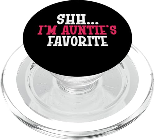 Psst... Ich bin Tantes Lieblingstante PopSockets PopGrip für MagSafe Psst... Ich bin Tantes Lieblingstante PopSockets PopGrip für MagSafe von Aunt Gifts