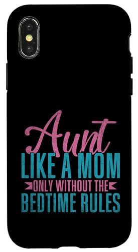 Tante Wie eine Mutter nur ohne die Regeln für die Schlafenszeit Tante Hülle für iPhone X/XS Tante Wie eine Mutter nur ohne die Regeln für die Schlafenszeit Tante Hülle für iPhone X/XS von Aunt Gifts