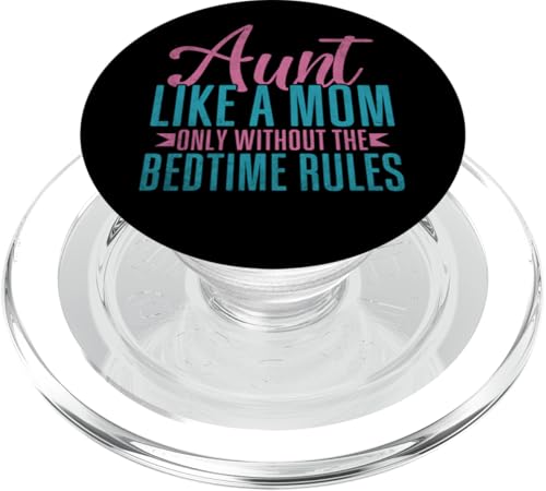 Tante Wie eine Mutter nur ohne die Regeln für die Schlafenszeit Tante PopSockets PopGrip für MagSafe Tante Wie eine Mutter nur ohne die Regeln für die Schlafenszeit Tante PopSockets PopGrip für MagSafe von Aunt Gifts