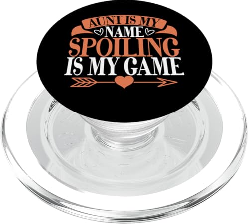 Tante ist mein Name Spoiling ist mein Spiel Tante PopSockets PopGrip für MagSafe von Aunt Gifts