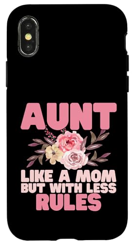 Tante wie eine Mutter, aber mit weniger Regeln Tante Hülle für iPhone X/XS von Aunt Gifts