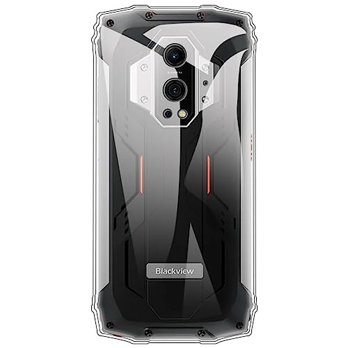 Auotu Hülle Mit Kamera Schutz Soft TPU Silikon Case Etui Tasche Cover für Blackview BV9300 Smartphone (Transparent) von Auotu