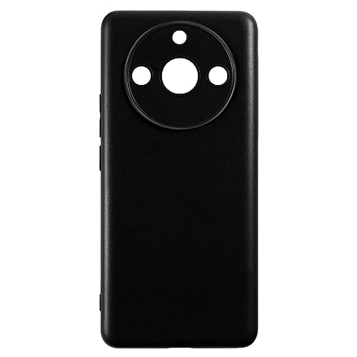 Auotu Hülle Mit Kamera Schutz Soft TPU Silikon Case Etui Tasche Cover für Realme 11 Pro/Realme 11 Pro+ 5G Smartphone (Schwarz) von Auotu