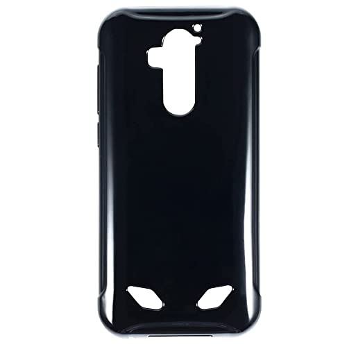 Auotu Hülle Soft TPU Silikon Case Etui Tasche Cover für Gigaset GX290 / Gigaset GX290 Plus / GX290 Pro Smartphone (Schwarz) von Auotu