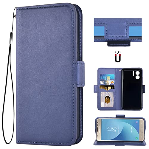 Auotu PU Leder Flip Brieftasche Handyhülle Lederhülle Cover Tasche Case Hülle Etui für Doogee X98 Pro/DOOGEE X98 Smartphone (Blau) von Auotu