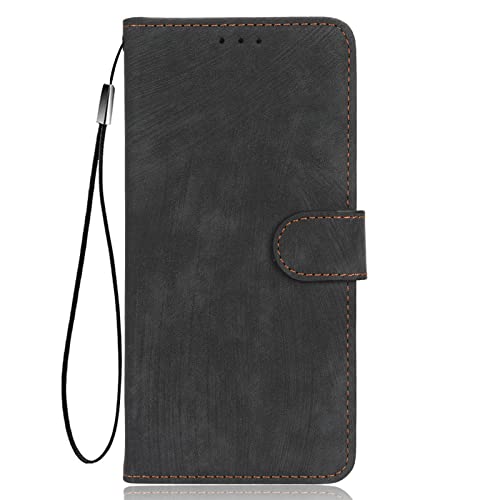 Auotu PU Leder Flip Brieftasche mit RFID-Sperrung Handyhülle Lederhülle Cover Tasche Case Hülle Etui für Oukitel C35 / Oukitel C36 Smartphone (Schwarz) von Auotu