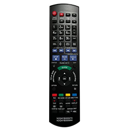 Aurabeam Ersatz Fernbedienung kompatibel mit Panasonic DMR-XS400 DVD Player Aurabeam Ersatz Fernbedienung kompatibel mit Panasonic DMR-XS400 DVD Player von Aurabeam