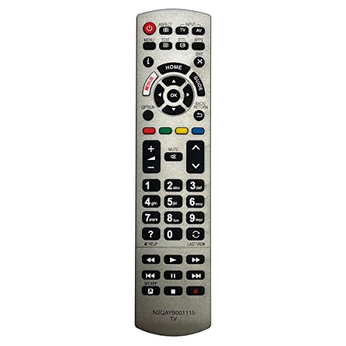 Aurabeam Ersatz TV Fernbedienung kompatibel mit PANASONIC TX40EXX689 Fernseher von Aurabeam