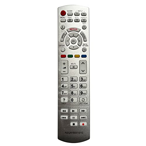 Aurabeam Ersatz TV Fernbedienung kompatibel mit Panasonic N2QAYB001010 Fernseher von Aurabeam