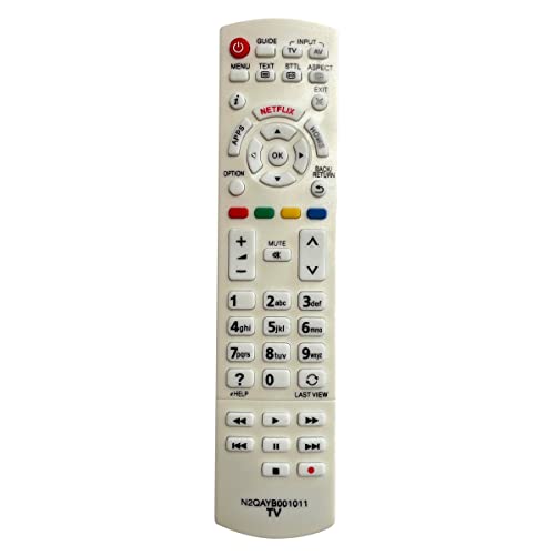 Aurabeam Ersatz TV Fernbedienung kompatibel mit Panasonic TX-58DXW734 Fernseher Aurabeam Ersatz TV Fernbedienung kompatibel mit Panasonic TX-58DXW734 Fernseher von Aurabeam