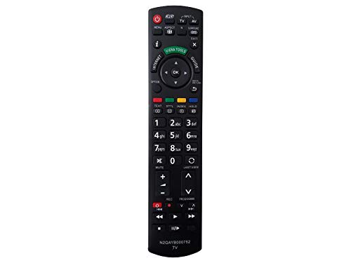 Aurabeam Ersatz TV Fernbedienung kompatibel mit Panasonic TX-P42ST33E Fernseher Aurabeam Ersatz TV Fernbedienung kompatibel mit Panasonic TX-P42ST33E Fernseher von Aurabeam