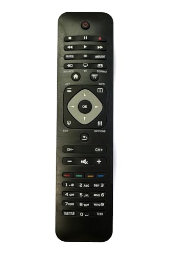 Aurabeam Ersatz TV Fernbedienung kompatibel mit Philips 32PFL3017H/12 Fernseher Aurabeam Ersatz TV Fernbedienung kompatibel mit Philips 32PFL3017H/12 Fernseher von Aurabeam
