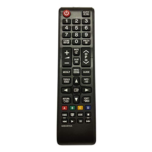 Aurabeam Ersatz TV Fernbedienung kompatibel mit Samsung UE40F6470SS Fernseher von Aurabeam