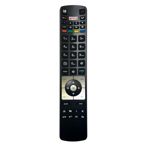 Aurabeam Ersatz TV Fernbedienung kompatibel mit Telefunken Vetsel Dual DL43F289P4CW Fernseher von Aurabeam