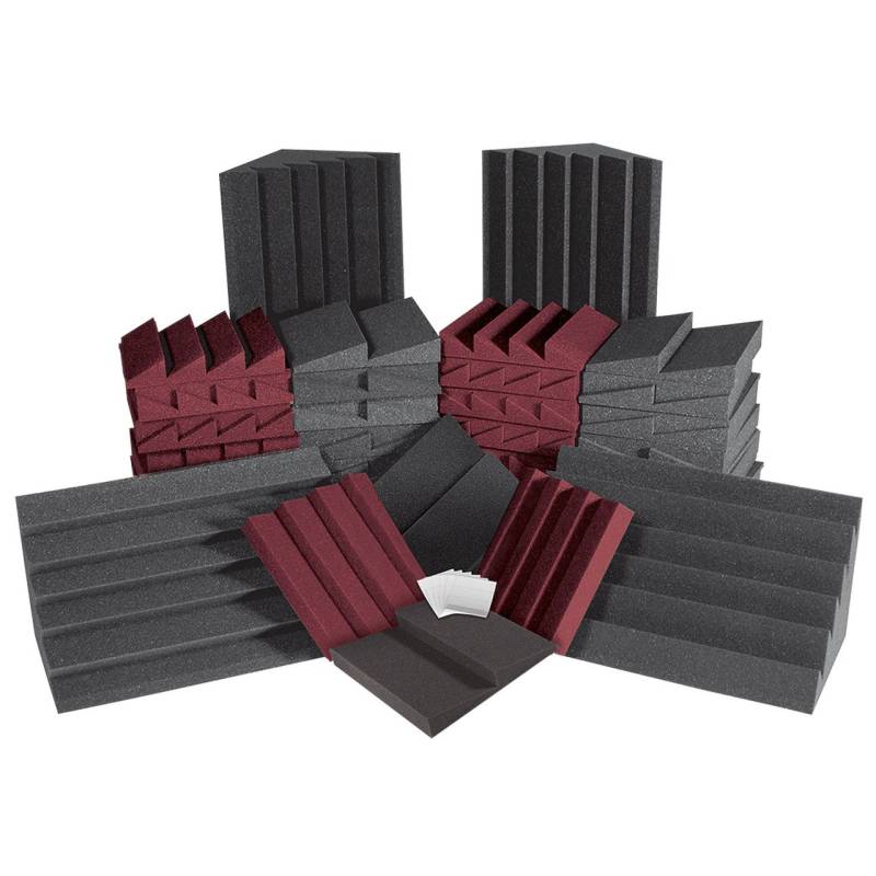 Auralex Alpha-DST Roominator BUR Burgundy Roominator Set, bordeaux von Auralex