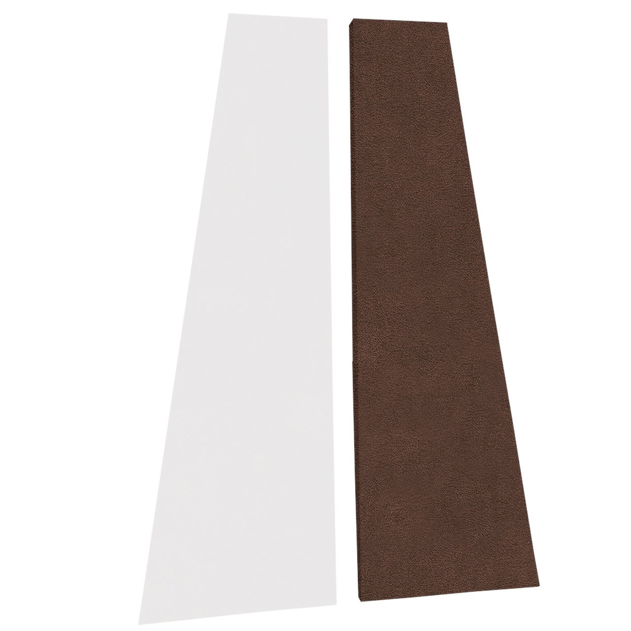 Auralex SonoSuede Trapezoid Panel Right Brown 121x40x2.5cm Absorber (Single Panel) von Auralex