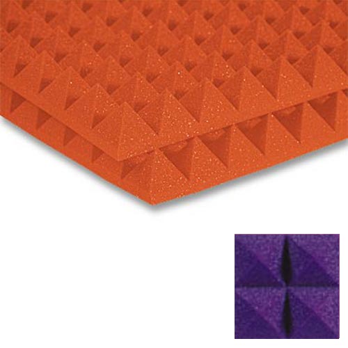 Auralex Studiofoam Pyramid PUR Purple 24x24x2 Panel 5,08, dunkellila von Auralex