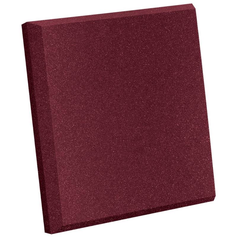 Auralex Studiofoam SonoFlat Burgundy 30x30x5cm Red Absorber (Pack of 14) von Auralex