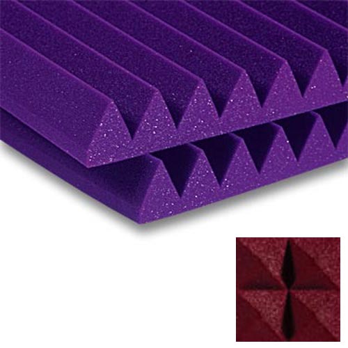 Auralex Studiofoam Wedge BUR Burgundy 24x48x2 Paneel, 5,08 cm, fullsize, bordeaux von Auralex