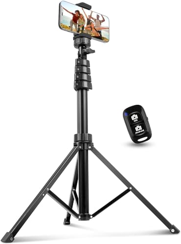 Aureday Handy Stativ Ständer 157cm Selfie Handy Stativ mit Bluetooth Fernbedienung, Ausziehbar Stativ Ständer Perfekt für Selfies, Videoaufnahmen, Live Streaming Aureday Handy Stativ Ständer 157cm Selfie Handy Stativ mit Bluetooth Fernbedienung, Ausziehbar Stativ Ständer Perfekt für Selfies, Videoaufnahmen, Live Streaming von Aureday