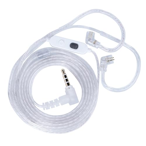 Aurgiarme 3 5 Mm Upgradeskabel Mit Professionellem EQ Tuning Und Zwei Mikrofonen Versilberten Kabel von Aurgiarme