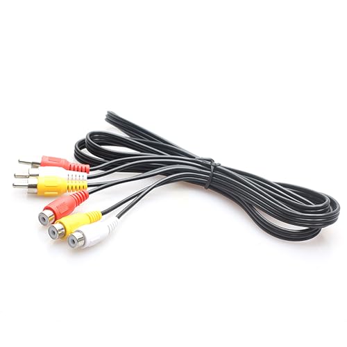 Aurgiarme Composite Hörvideo Kabelverlängerungslinie Männlich Weibliche Adapterkabelkabel Für Fernseher Und Mehr 25 Cm-10m von Aurgiarme