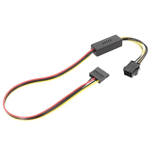 Aurgiarme Grafikkarte Zum Festplattenkabel 6-polig Zum Festplatten Stromversorgungskabel 12 V Zum Kabel Mit Spannungsreduzierung Guter Kontakt Ohne Probleme von Aurgiarme