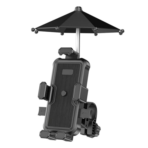 Aurgiarme Lenker/Rückwärtsansicht Montiertes Handy Cradles Scooter Bike Schocksicherer Standhalter 360 Grad Drehung von Aurgiarme