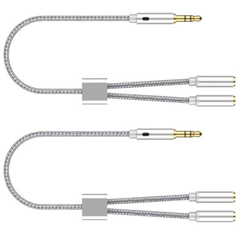 Aurgiarme Qualität 3 5 Mm Kabelkopfhörer Splitter Mit Verbesserung Der Kompatibilität Für Mehrere Geräte Musik Sharing Kabel von Aurgiarme