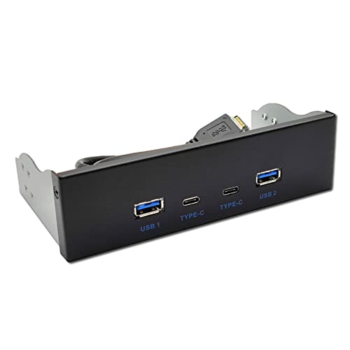 Aurgiarme USB 3.2-Frontplatten Hub Multi USB Steckplatz USB 3.2-Typ C Super Speed Anschluss Passend Für 3 5-Zoll Open Bay Space Panel Für Optisches Laufwerk Optisches Laufwerk Aurgiarme USB 3.2-Frontplatten Hub Multi USB Steckplatz USB 3.2-Typ C Super Speed Anschluss Passend Für 3 5-Zoll Open Bay Space Panel Für Optisches Laufwerk Optisches Laufwerk von Aurgiarme