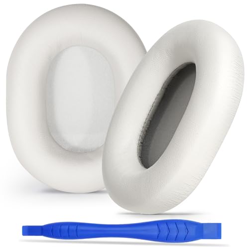 Aurivor Ersatz Ohrpolster Kissen für Sony WH-1000XM5 Noise Cancelling Kopfhörer, Premium XM5 Ohrabdeckungen mit weichem Kunstleder, optimiertem Memory Schaum, Verstärkte Hybridabdichtung von Aurivor