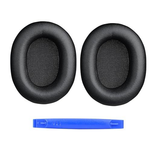 Aurivor Ersatz Ohrpolster Kissen für Sony WH-1000XM5 Noise Cancelling Kopfhörer, Premium XM5 Ohrabdeckungen mit weichem Kunstleder, optimiertem Memory Schaum, Verstärkte Hybridabdichtung von Aurivor