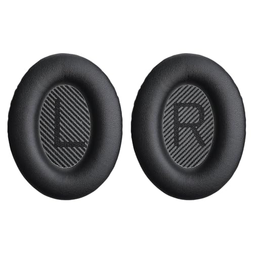 Ersatz Ohrpolster Ohrkissen für Bose QuietComfort QC 15 25 35 35ii 2 Kopfhörer, Ersatzpolster für Bose QC-15 QC-25 QC-35 QC-35ii QC-2 SoundLink SoundTrue Around-Ear II AE2 Kopfhörer von Aurivor