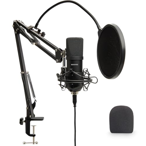 Auronic USB Mikrofon PC - Gaming Mikrofon mit Arm - Gaming Microphone PC - Podcast Mikrofon - PC Mikrofon - Streaming Mikrofon - Microfon - Kondensatormikrofon - Kondensator Mikrofon - Mikro - Schwarz Auronic USB Mikrofon PC - Gaming Mikrofon mit Arm - Gaming Microphone PC - Podcast Mikrofon - PC Mikrofon - Streaming Mikrofon - Microfon - Kondensatormikrofon - Kondensator Mikrofon - Mikro - Schwarz von Auronic