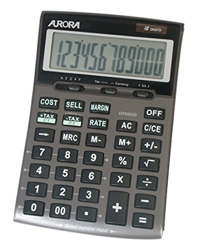 Aurora DT665 Großer Finanzrechner mit Kosten/Verkaufsmarge und Steuern von Aurora