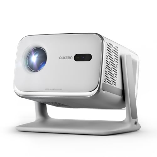 Aurzen Boom Mini 4-in-1-Streaming-Projektor mit Ständer, Google TV Smart-Projektor mit WLAN und Bluetooth, Nahtloser Autofokus und Keystone, DoIby Audio-Projektor 4K-Unterstützung, grau Aurzen Boom Mini 4-in-1-Streaming-Projektor mit Ständer, Google TV Smart-Projektor mit WLAN und Bluetooth, Nahtloser Autofokus und Keystone, DoIby Audio-Projektor 4K-Unterstützung, grau von Aurzen