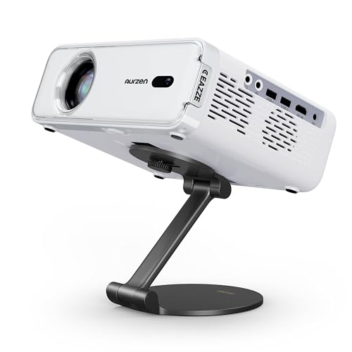 Aurzen Faltbare Beamer Halterung Ultrakompakt | 180° schwenkbar & Schnellaufbau | Projector Stand Universal kompatibel mit den Meisten Projektor für Benq,Wimius,Yaber,Acer (1/4 Zoll Gewinde) Ständer von Aurzen