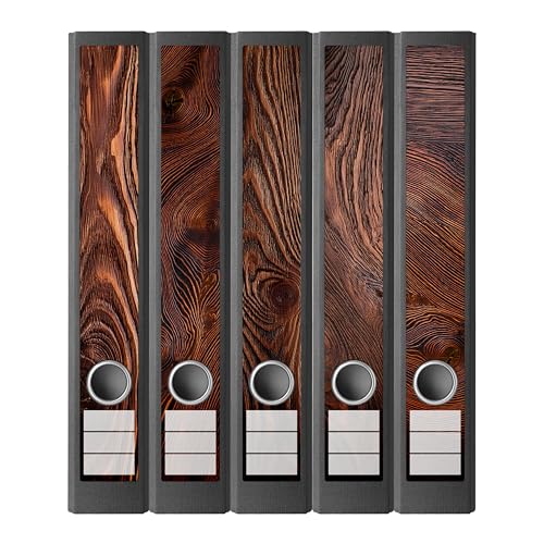 Ordnerrücken Etiketten selbstklebend – 10 Aufkleber zum Beschriften –für Ordner A4 schmal – Klebeetikett als Rückenschild für Ordner schmal – opak: Untergrund scheint nicht durch (Holz) Ordnerrücken Etiketten selbstklebend – 10 Aufkleber zum Beschriften –für Ordner A4 schmal – Klebeetikett als Rückenschild für Ordner schmal – opak: Untergrund scheint nicht durch (Holz) von Ausgewählt verpackt