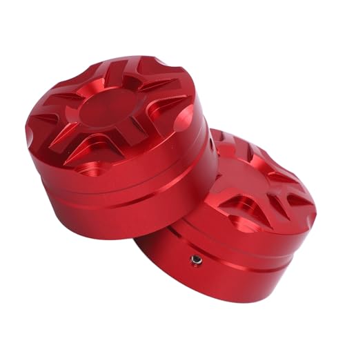 2pcs Aluminium -Legierungs -Windschutzscheibe -Hubschalterabdeckung, Einstellbare Windschutzscheibenschalterkappe, ästhetischer Adv150 Adv160 Adv350 Ersatz (Rot) von Ausla