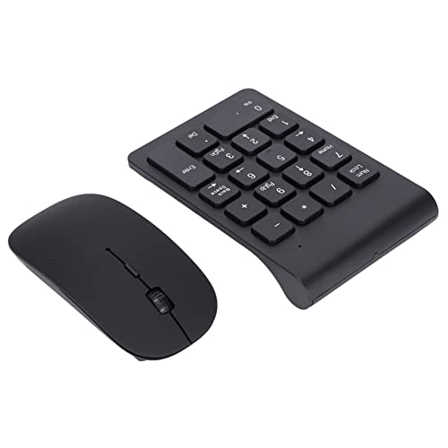 Ausla 2,4 GHz Wireless Number Pad Mouse Combo 1200 DPI Portable Home Office Use Leicht, Tragbar, mit Eigenem Empfänger von Ausla