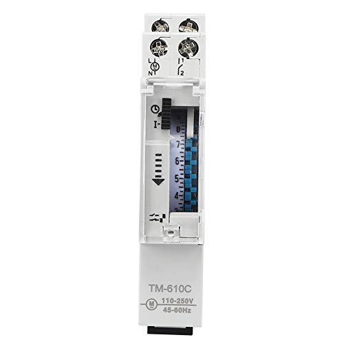 Ausla TM610C Hochpräziser Elektronischer Schalter, Intelligenter Zeitschalter, 220-V-Schieneninstallation, Schwarz, Druckknopf, AUF-AUF-AN Ausla TM610C Hochpräziser Elektronischer Schalter, Intelligenter Zeitschalter, 220-V-Schieneninstallation, Schwarz, Druckknopf, AUF-AUF-AN von Ausla