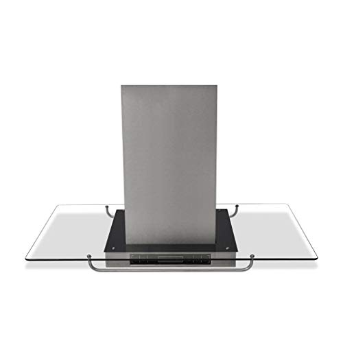 Dunstabzugshaube für Küche, Insel, mit LCD-Touchscreen, dekorative Dunstabzugshaube aus Edelstahl und Glas, europäisches Design, Saugleistung von 750 m³/h, Geräuschpegel 65 dB, 90 x 54 x 59-106 cm Dunstabzugshaube für Küche, Insel, mit LCD-Touchscreen, dekorative Dunstabzugshaube aus Edelstahl und Glas, europäisches Design, Saugleistung von 750 m³/h, Geräuschpegel 65 dB, 90 x 54 x 59-106 cm von Ausla
