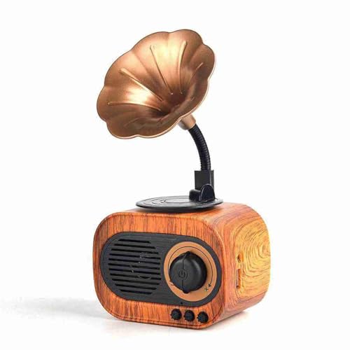 Vintage BT -Lautsprecher 5.3, Clear Sound, Unterstützung für FM Aux TF -Kartenlautsprecher, Unterstützungsanrufe, Ideal für Zuhause, Partys, Outdoor Vintage BT -Lautsprecher 5.3, Clear Sound, Unterstützung für FM Aux TF -Kartenlautsprecher, Unterstützungsanrufe, Ideal für Zuhause, Partys, Outdoor von Ausla