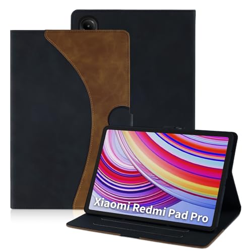 Auslbin Hülle Für Xiaomi Redmi Pad Pro 12.1" 2024, PU Leder Mit Ständerfunktion, Kompatibel Mit Xiaomi Poco Pad Flip Tasche Hülle, Klassischer Geschäftsstil Handyhülle Mit Kartenfach, Braun Auslbin Hülle Für Xiaomi Redmi Pad Pro 12.1" 2024, PU Leder Mit Ständerfunktion, Kompatibel Mit Xiaomi Poco Pad Flip Tasche Hülle, Klassischer Geschäftsstil Handyhülle Mit Kartenfach, Braun von Auslbin