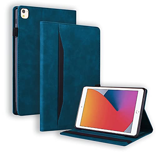 Auslbin Hülle für iPad 9./8./7.Generation (2021/2020/2019),iPad Air 3 2019/Pro 10.5 2017 Hülle PU-Leder mit der Stand und Auto Schlaf/Aufwach Funktion Schutzhülle für iPad 10.2 Zoll Tablet,Blau von Auslbin