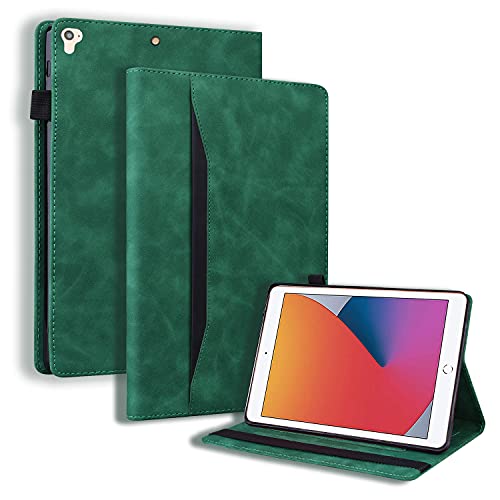 Auslbin Hülle für iPad Air 2/iPad 6./5.Generation,iPad Air 1,PU-Leder Schutzhülle Case mit der Stand und Auto Schlaf/Aufwach Funktion Tablet Case für iPad 2018/2017,iPad Air 2,Grün von Auslbin