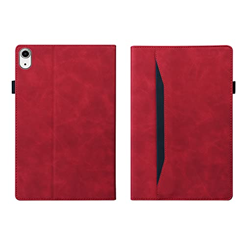 Auslbin Hülle für iPad Mini 6(8.3 Zoll 2021) Tablet PU Leder Tasche Schutzhülle mit Stand Funktion Case Cover für Mini 6 2021(Rot) von Auslbin